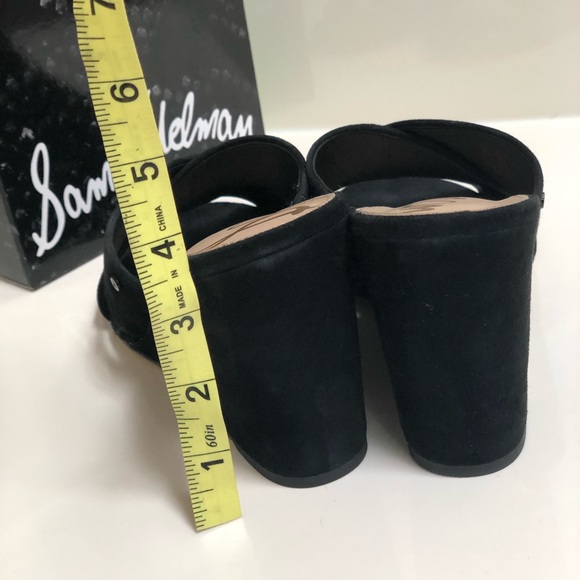 Sam Edelman black wedges Sz 9.5 - Picture 5 of 6